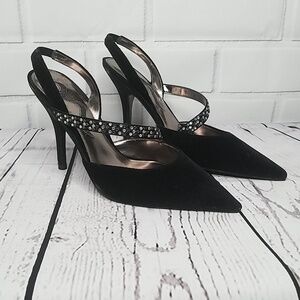 💜-NINA | BLACK SUEDE HEELS